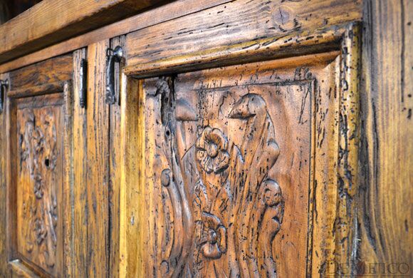 Luis Quince Bar and Wine Cabinet, Spanish Bar Cabinet, Restaurant Furniture