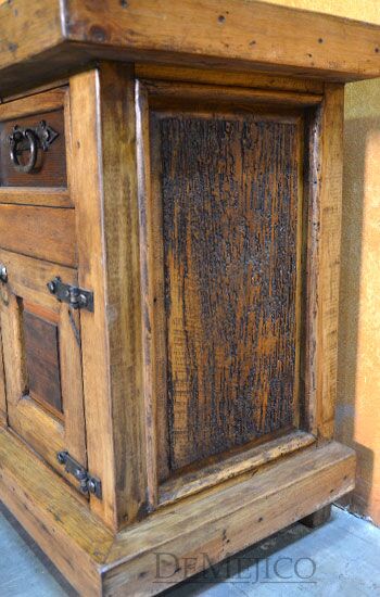 Mezcal Buffet, Old World Style Buffet, Old Wood Buffet