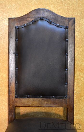 Silla Casa Torcida, Spanish Leather Chair, Leather Dining Chair