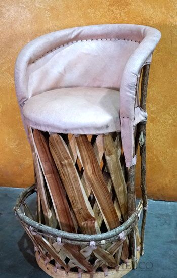 Equipal Barstool, Spanish Barstool, Traditional Equipal Chair