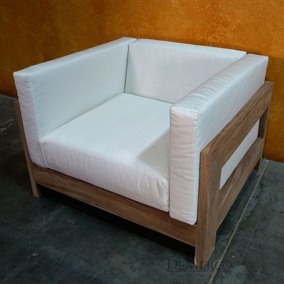 Tulum Outdoor Side Chair, Modern Outdoor Sofa