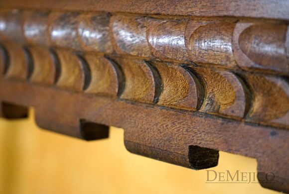 Small Spanish Revival Console, Spanish Carved Console