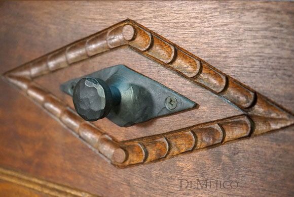 Small Spanish Revival Console, Spanish Carved Console