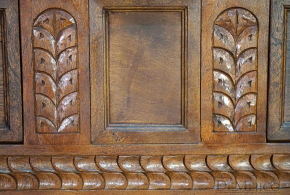 Small Spanish Revival Console, Spanish Carved Console