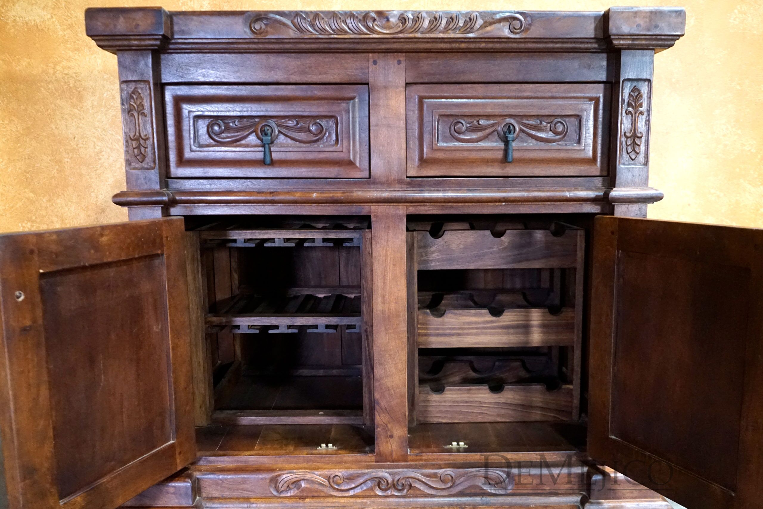 Carmel Wine Bar, Carved Wine Bar, Spanish Style Wine Bar