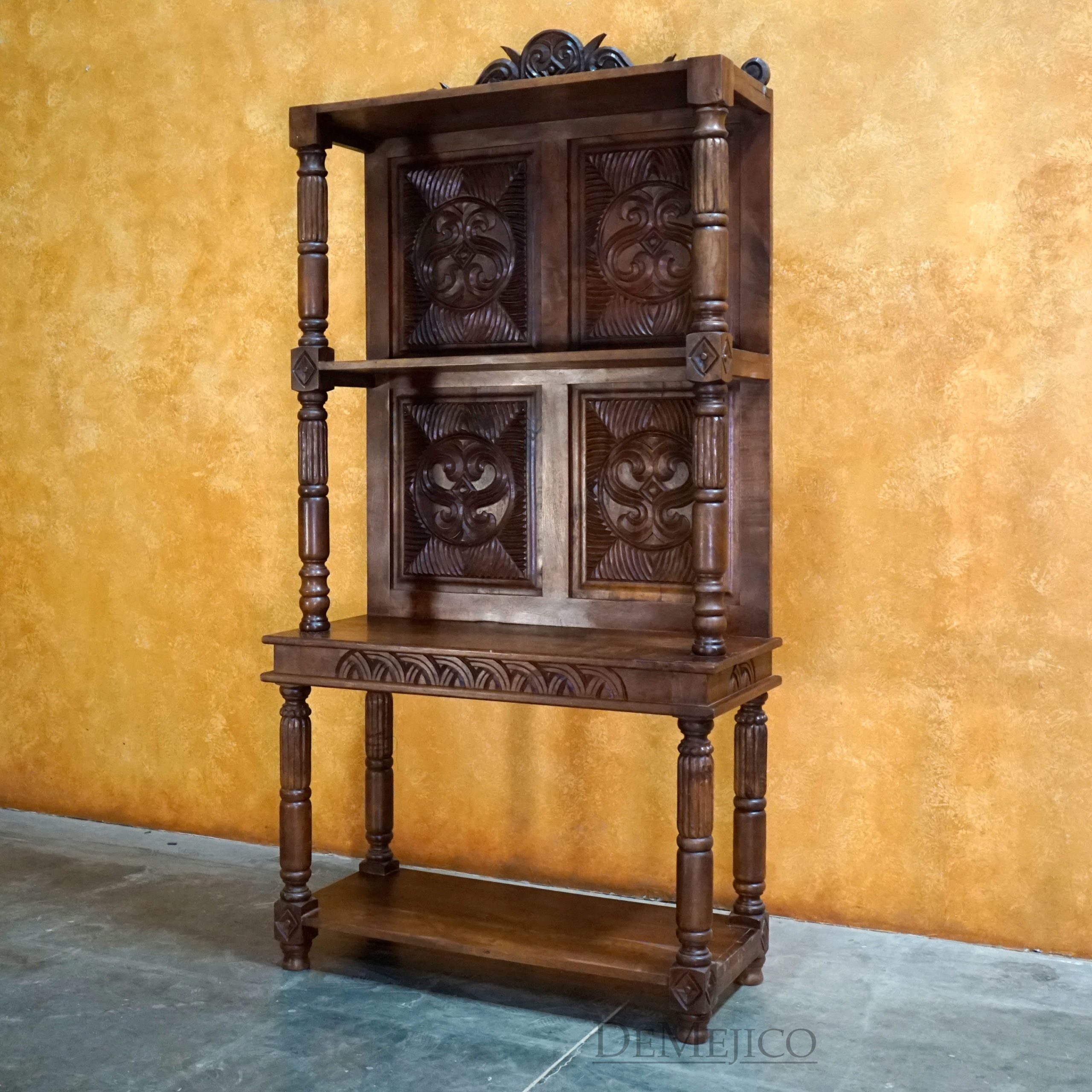 Small Spanish Revival Hutch, Spanish Hutch, Spanish Restaurant