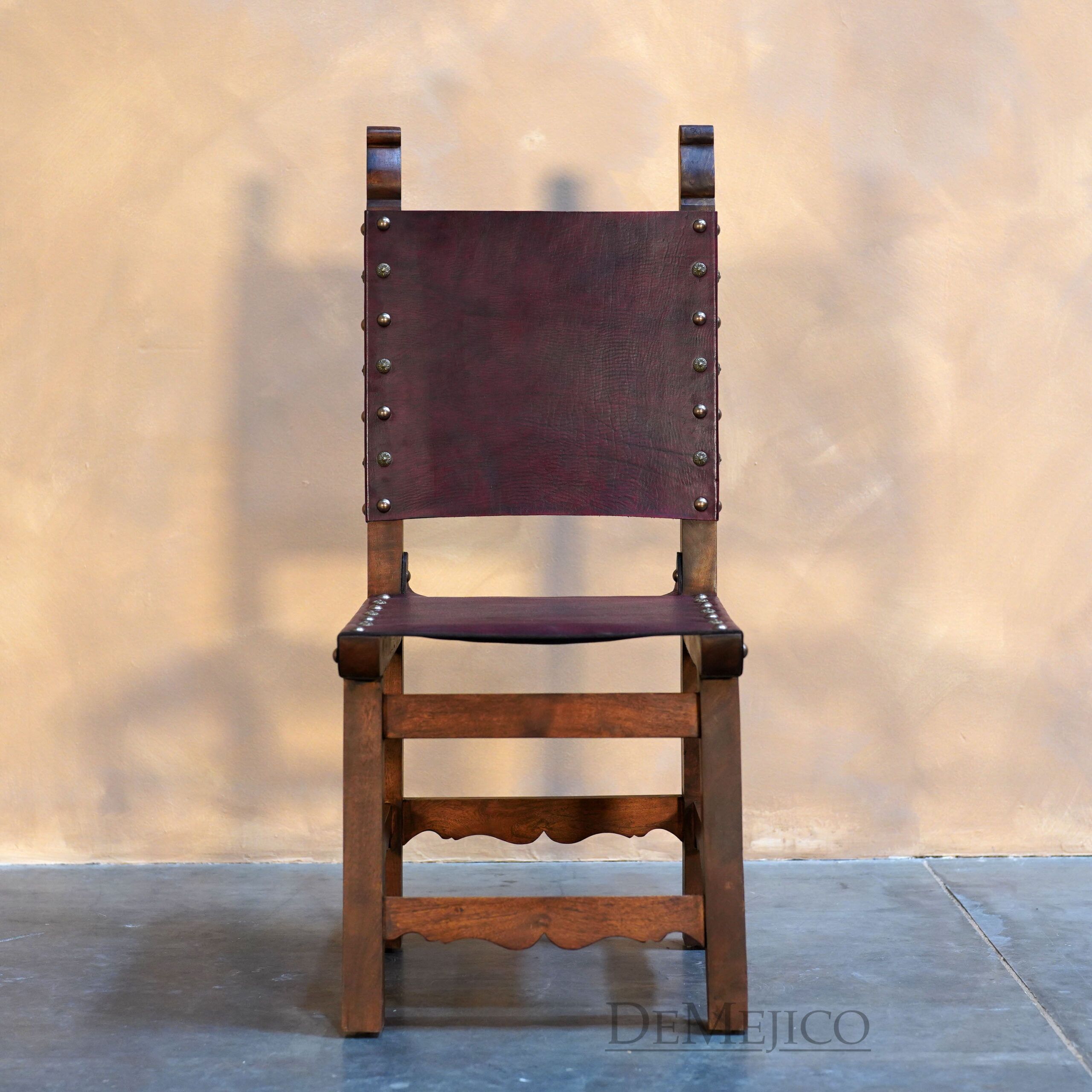 Hemingway Chair, Spanish Colonial Style Chair, Traditional Mexican Chair