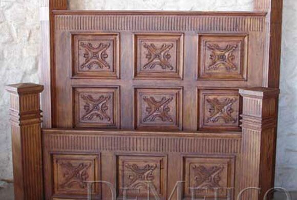Spanish colonial bed