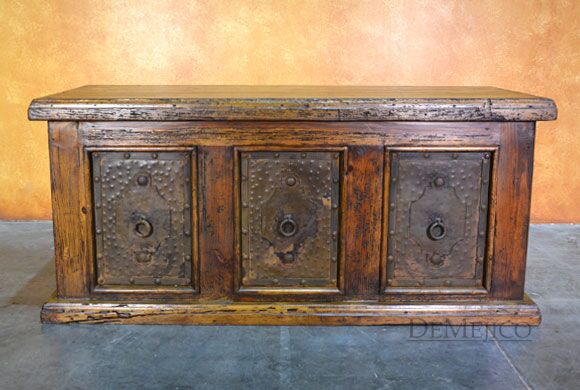 reclaimed wood desk