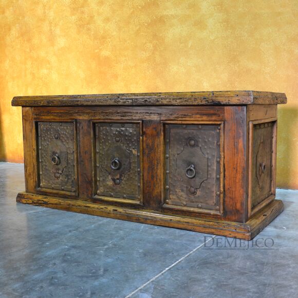 reclaimed wood desk