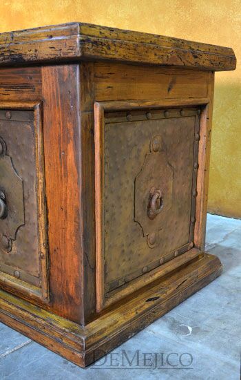 reclaimed wood desk