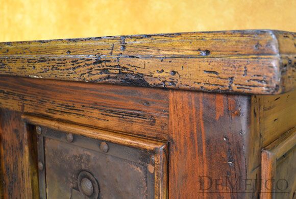 reclaimed wood desk