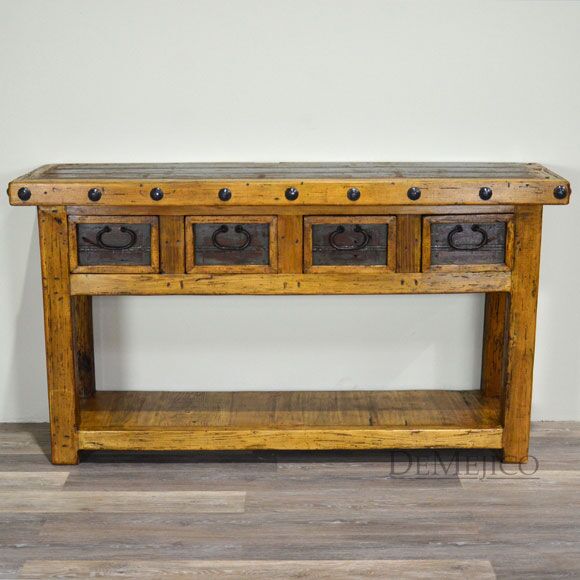 Spanish rustic console table