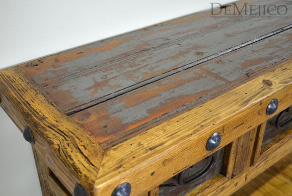 Spanish rustic console table