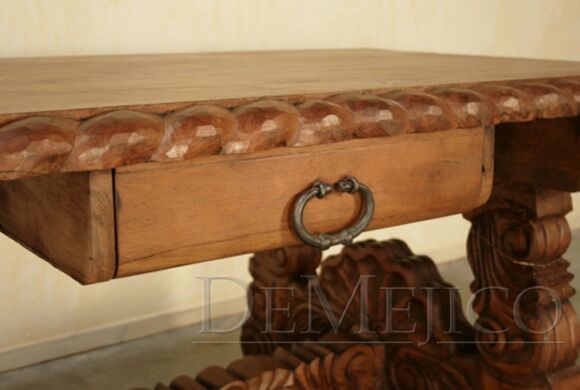carved desk