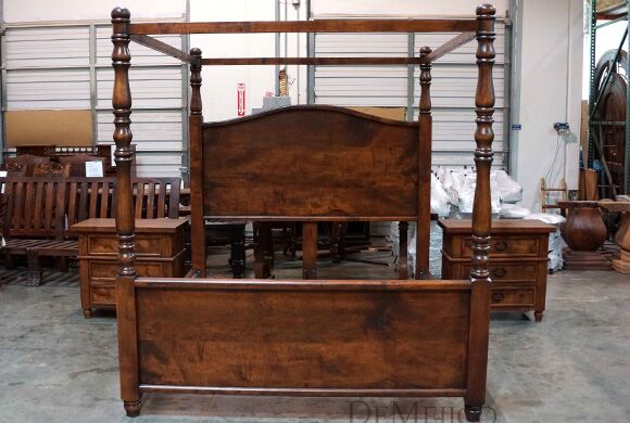 four poster bed