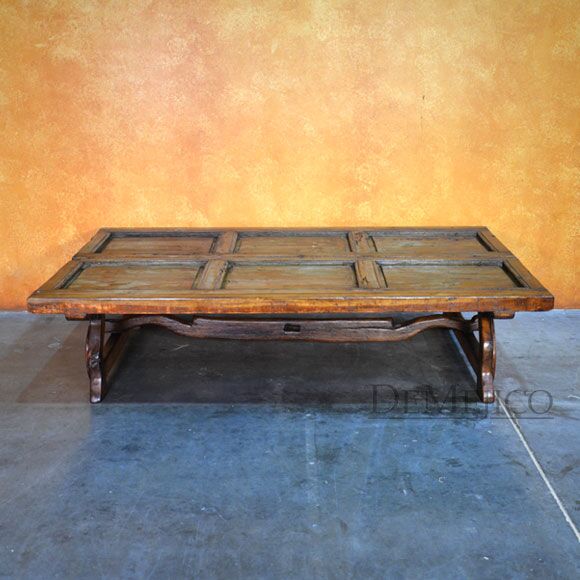 Rustic Old Door Coffee Table, Mesa Yugos