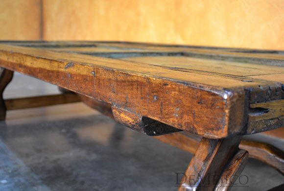 Rustic Old Door Coffee Table, Mesa Yugos