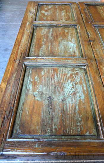 Rustic Old Door Coffee Table, Mesa Yugos