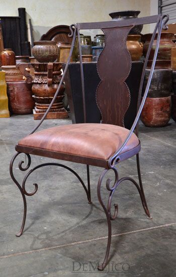 wrought iron chair