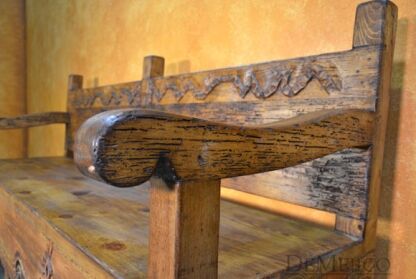 Banca Guadalajara, Spanish Colonial Bench, Spanish Carved Bench, Outdoor Patio Bench