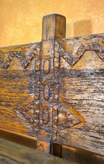 Banca Guadalajara, Spanish Colonial Bench, Spanish Carved Bench, Outdoor Patio Bench