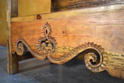Banca Guadalajara, Spanish Colonial Bench, Spanish Carved Bench, Outdoor Patio Bench