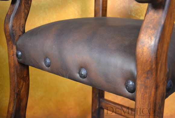 Haciendita Barstool with Arms, Spanish Barstool, Hacienda Style, Spanish Style Bar