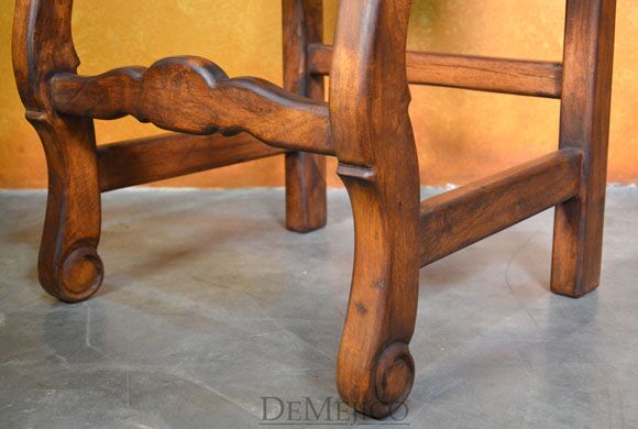 Haciendita Barstool with Arms, Spanish Barstool, Hacienda Style, Spanish Style Bar