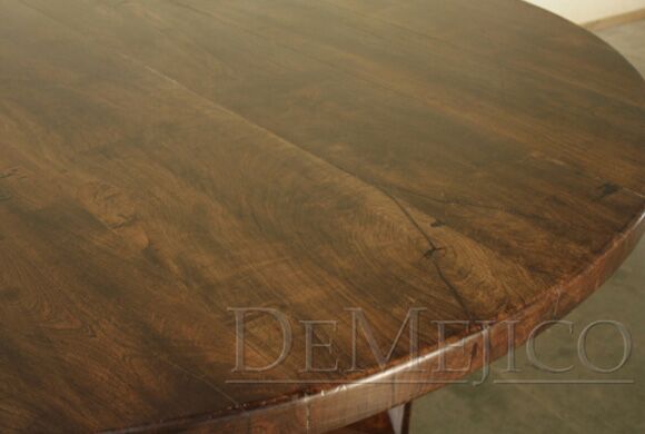rustic round table