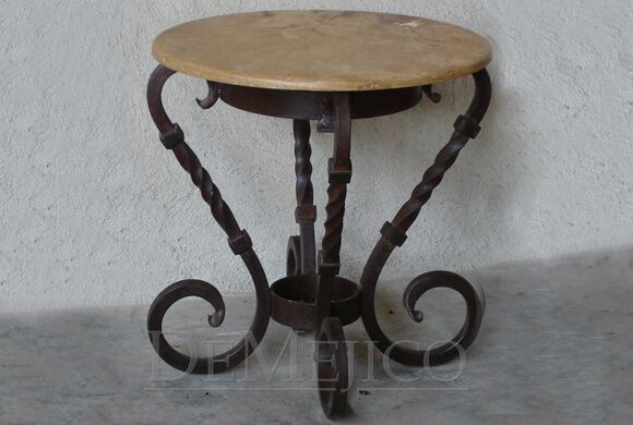 Spanish Iron End Table