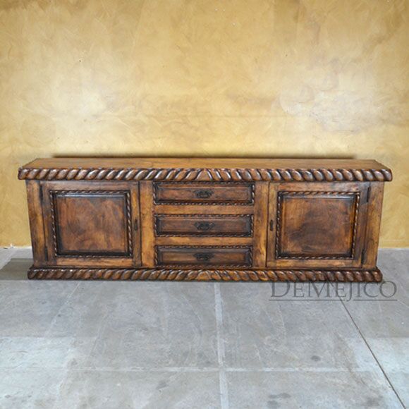 Spanish mesquite buffet table