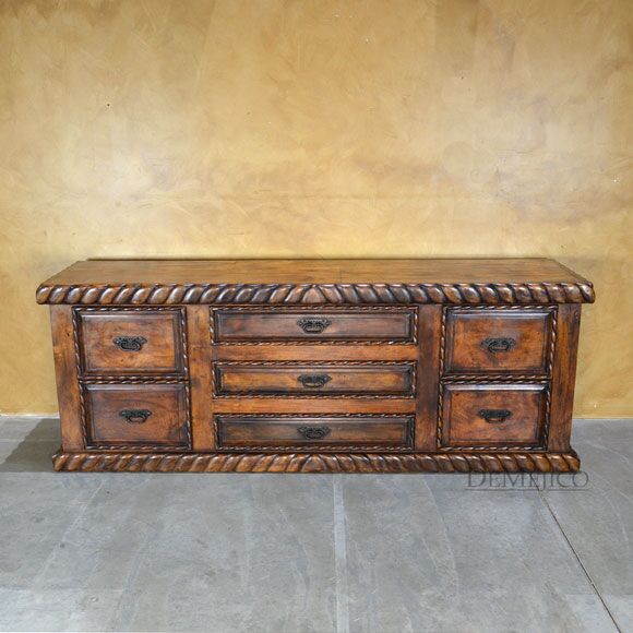 Spanish mesquite buffet table