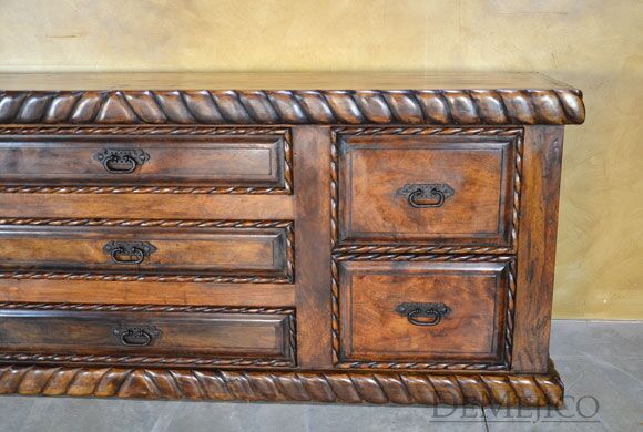 Spanish mesquite buffet table