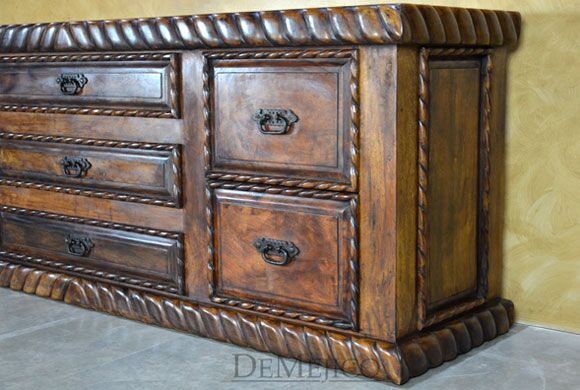 Spanish mesquite buffet table
