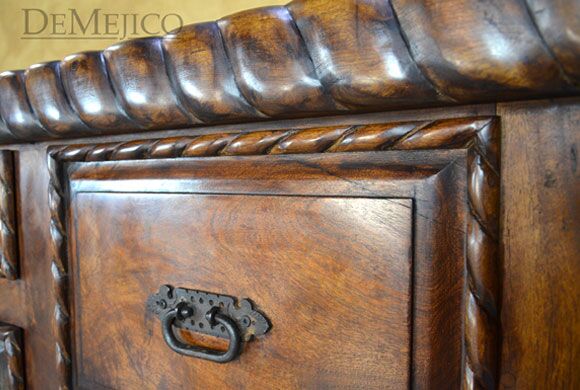 Spanish mesquite buffet table