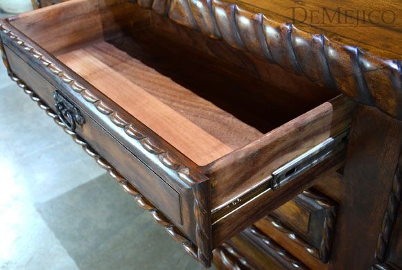 Spanish mesquite buffet table
