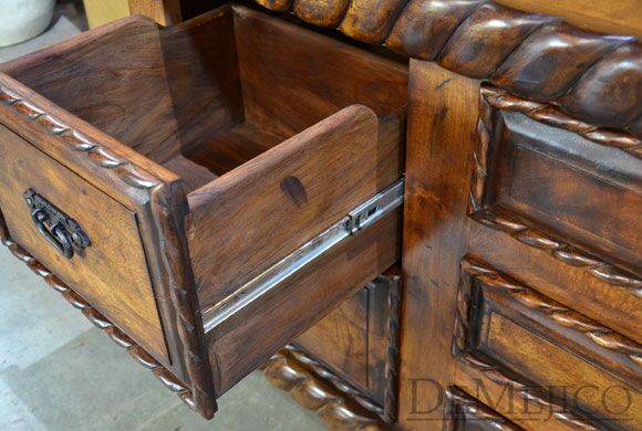 Spanish mesquite buffet table