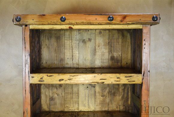 old wood bookcase