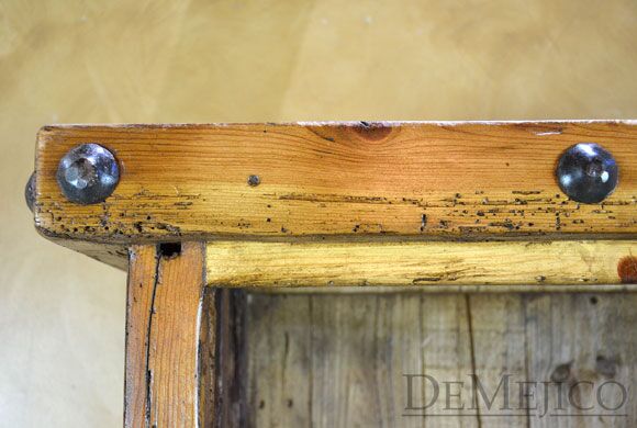 old wood bookcase