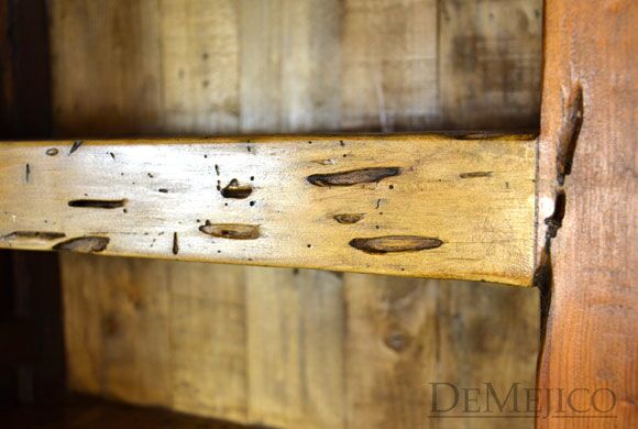 old wood bookcase