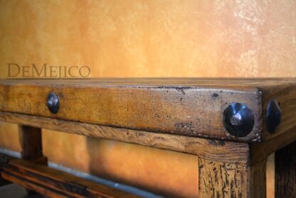 Old Wood Bench 4ft, Colonial Style Bench