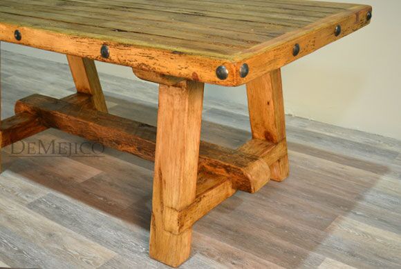 barn door table