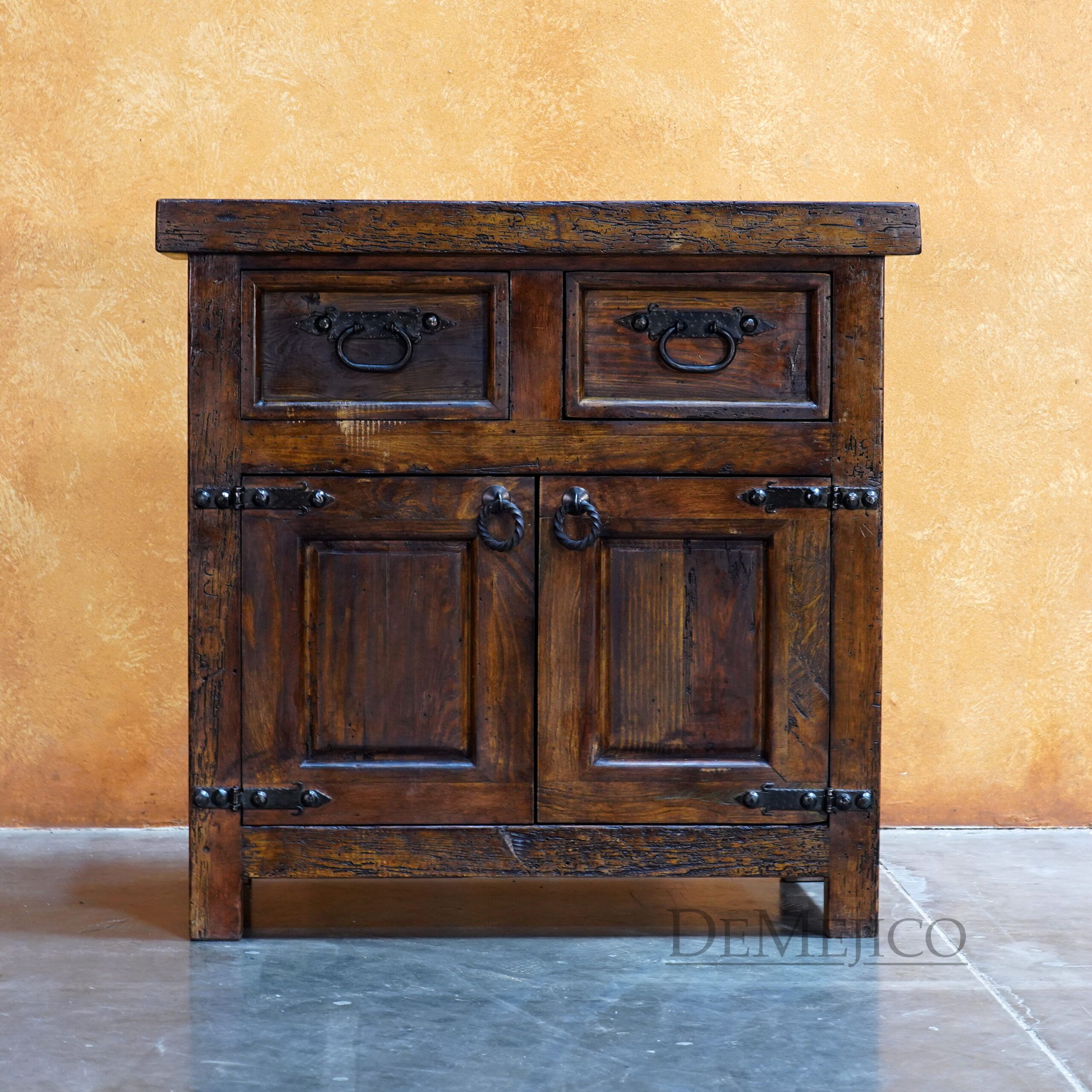 Luna Vanity, Old Wood Vanity - Demejico