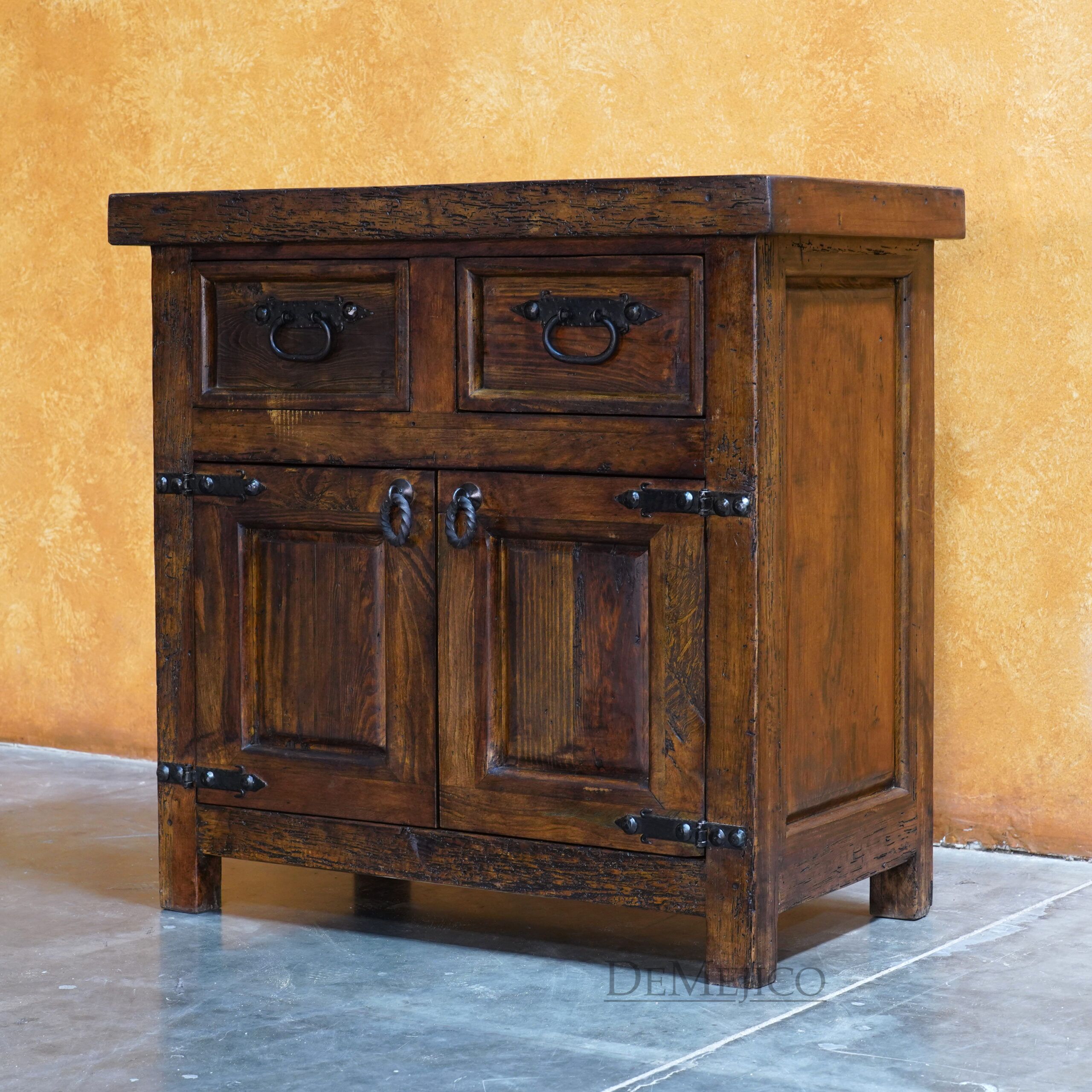 Luna Vanity, Old Wood Vanity - Demejico