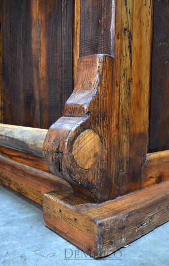 Spanish wood bar