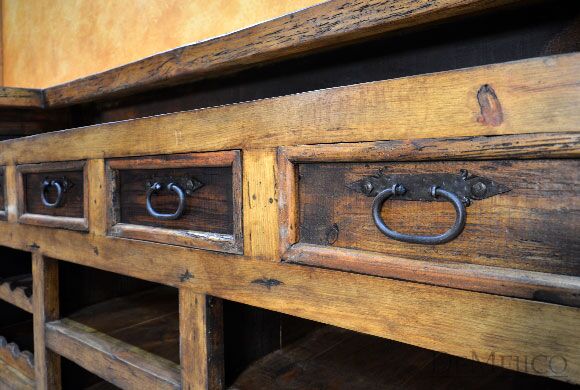 Spanish wood bar