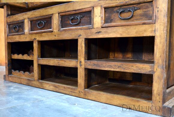 Spanish wood bar