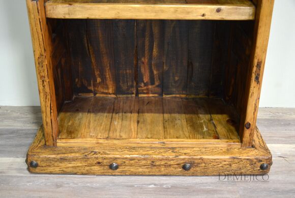 old wood bookcase