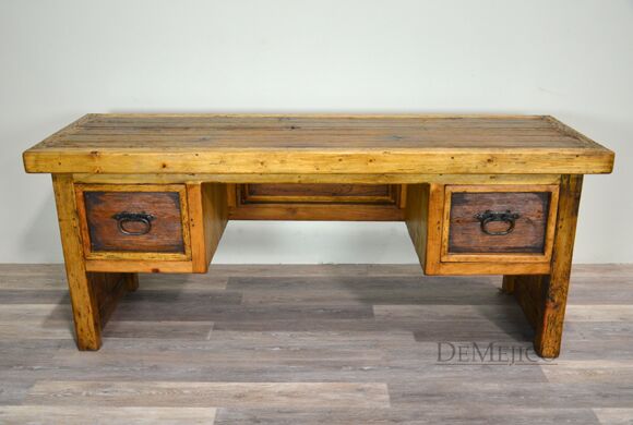old wood desk